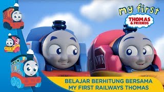 Thomas amp Friends Bahasa Indonesia  Belajar berhitung bersama My First Railways Thomas [upl. by Stuppy]