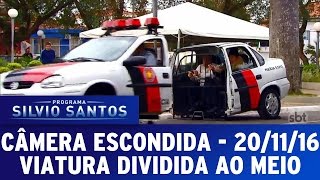 Câmera Escondida 211116  Viatura Dividida ao Meio [upl. by Seigel232]