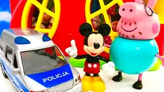 SWINKA PEPPA i MYSZKA MIKI po Polsku  Glodny Tata Swinka szuka jedzenia Mickey Mouse  Peppa Pig [upl. by Care]