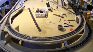 HO Scale 4x8 Layout [upl. by Lodnar160]