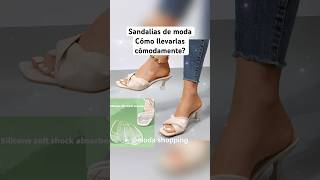 CUÑA SANDALIAS CON PLATAFORMA CON BRILLO FASHION [upl. by Anette681]