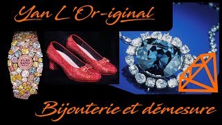 Objets d’orfèvrerie démesurés  Gros diamant montre très chère et chaussure en rubis [upl. by Tarttan]