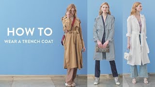 How to Wear a Trench Coat  Nordstrom [upl. by Skricki188]