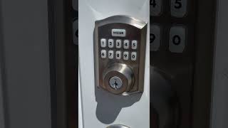 Weiser smart lockhome connect 620 auto lock setup [upl. by Yralih612]