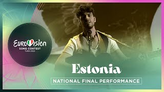 STEFAN  Hope  Estonia 🇪🇪  National Final Performance  Eurovision 2022 [upl. by Hallock]