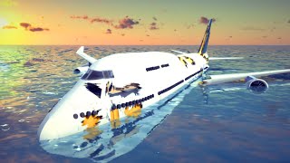 Realistic Fictional Airplane Crashes and Emergency Landings 16  Besiege [upl. by Golding]