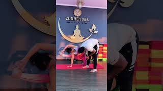 Beautiful yoga pose 🥰love shorts relaxingmusic [upl. by Eatnod]