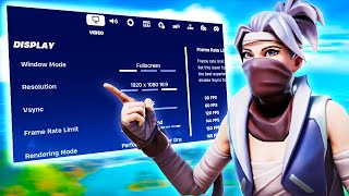 The BEST Fortnite Settings for Chapter 5 Guide Increase FPS Reduce Input Delay [upl. by Armstrong]