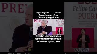 Presidente lopes obrador vs Jorge Ramos 🇲🇽💪 [upl. by Chong]