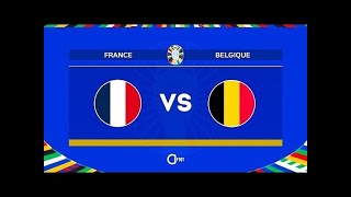 FRANCE VS BELGIQUE  UEFA EURO 2024  FRANCE VS BELGIUM  ROUND OF 16  8ÈME DE FINALE [upl. by Tonjes]