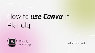 How to Use Canva in Planoly [upl. by Anirdnajela302]