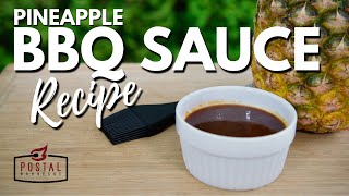 How To Make BBQ Sauce  Easy Homemade Pineapple Barbecue Sauce Recipe [upl. by Greggs]