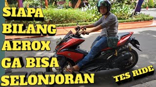 YAMAHA AEROX MODIF BISA SELONJORAN amp TUTORIAL NYA [upl. by Lamek838]