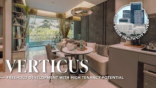 Verticus Showflat Walkthrough  FREEHOLD Development With Dual Key Bedrooms [upl. by Cloe]