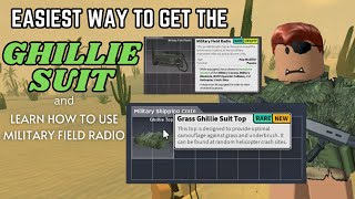 THE GHILLIE SUIT GRIND USING MILITARY FIELD RADIO IN APOCALYPSE RISING 2 [upl. by Sorci916]