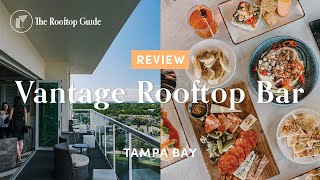 Vantage Rooftop Bar in Tampa Bay  Review [upl. by Acisse]