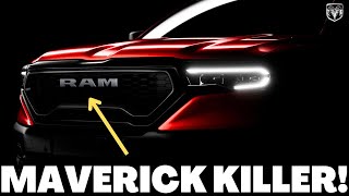 HUGE NEWS For 2024 Ram Rampage Pickup Truck  Hyundai Santa Cruz amp Maverick rival [upl. by Ahsiela125]