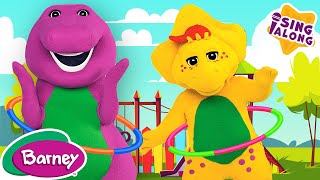 The Hopping Song  Barney Nursery Rhymes and Kids Songs [upl. by Best]