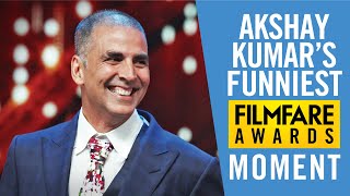 Akshay Kumar Wins the NaReal Award  Akshay Kumar Funniest Filmfare Awards Moments  Throwback [upl. by Eirak]