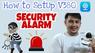 V380 Pro Wifi Camera SetUp Alarm Mode  Security Alarm Setup  Anti Theft Alarm [upl. by Notlrahc228]