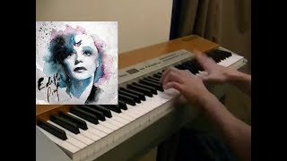 Edith Piaf  La foule piano sheetmidi [upl. by Nylazor321]