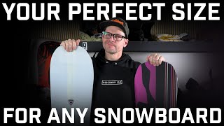 How To Choose The Right Size Snowboard [upl. by Ileek]