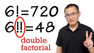 double factorial vs regular factorial [upl. by Ejroj]