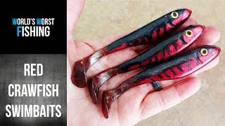 Using Pigments amp Pearls To Add Cool Effects Crawfish Pattern Swimbaits [upl. by Cerellia]