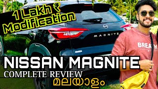 Nissan Magnite Malayalam Review  Nissan Magnite Modified  RICHARDS GARAGE [upl. by Leola]