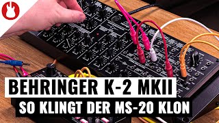 Behringer K2 MKII  Soundtest vom MS20 Klon [upl. by Mcclure649]