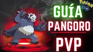 👅¡ROMPE el META💣Los MEJORES ATAQUES de PANGORO en Pokémon GO🔥 [upl. by Gnal320]