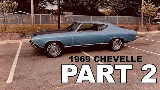 1969 Chevy Chevelle SS 454  Powermaster mini starter  part 2 [upl. by Hickey]