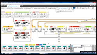 Mindstorms EV3 advanced line follower program explained [upl. by Kenji]