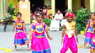 26824 Krishnajanmastmi  Gollarakrishna Gopilola dance by Jnanavardhaka school Ukg STDs laggere [upl. by Assilem716]