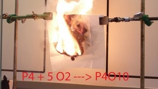 Das selbstentzündliche Taschentuch  white phosphorus and carbon disulfide HD [upl. by Asyal725]