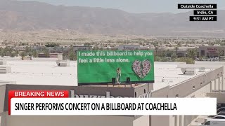 How I Performed A Concert On A Billboard At Coachella [upl. by Hcelemile363]