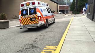 MURRYSVILLE MEDIC ONE EMS AMBULANCE LEAVING UPMC PRESBYTERIAN HOSPITAL IN PITTSBURGH PENNSYLVANIA [upl. by Paske]