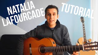 Tu si sabes quererme Natalia Lafourcade Tutorial de guitarra [upl. by Hadwin756]