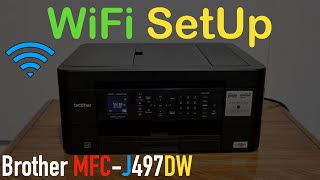 Brother MFCJ497DW WiFi SetUp [upl. by Weitzman]