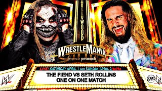 WWE 2K24 The Fiend vs Seth Rollins INSTANT CLASSIC [upl. by Annoet]