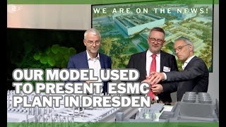 Our Architectural Model is Used to Present Landmark ESMC Semiconductor Plant in Dresden [upl. by Ednutey]