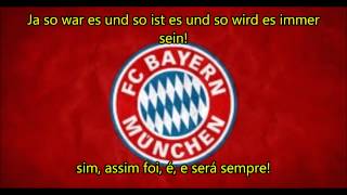 Hino do Bayern de Munique com legenda e tradução [upl. by Leighland864]