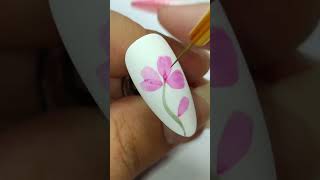 Aquarelle nail art🥀💐💕💃 nails shorts nailart trending viralvideo [upl. by Leamse614]