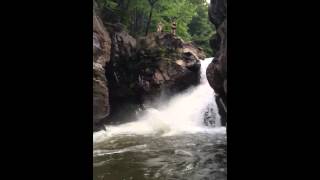 Fawns Leap Catskills Cliff Jumping [upl. by Havener592]