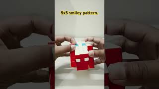 How to make 5x5 smiley pattern [upl. by Winebaum]