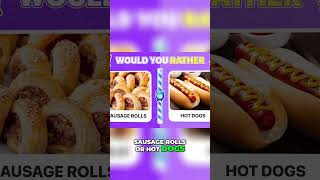 Food Faceoff Sausage Rolls vs Hot Dogs  Which is Your Favorite health healthykidneys food [upl. by Nert477]