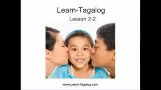 Learn Tagalog Lesson 22 [upl. by Eidnim]