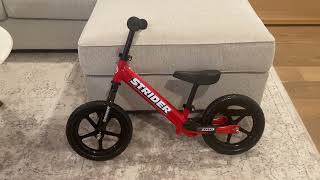 Strider 12 Sport Bike No Pedal Balance Bicycle Review Why We Chose the Strider Sport Over the Str [upl. by Drake]