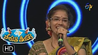 Jabilli Kosam Song  Swetha Performance in ETV Padutha Theeyaga  11th Dec 2016 [upl. by Dayir]