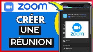 Comment Faire Une Visioconférence Sur Zoom  Créer Une Réunion Zoom Sur Téléphone  Très Facile [upl. by Sadira]